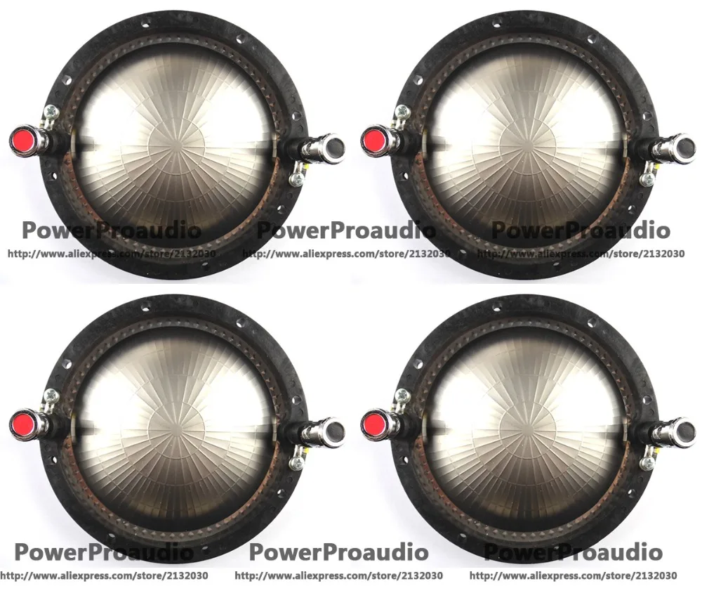 4pcs Replacement Diaphragm For 2452h 8 Ohm Horn Driver Flat Aluminium