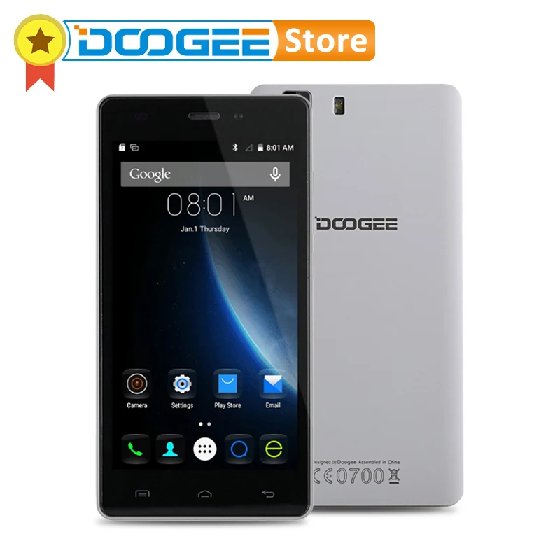 bilder für Ursprüngliche DOOGEE X5 5,0 zoll MT6580 Quad Core Android 6.0 RAM 1 GB ROM 8 GB 3G WCDMA Smartphone 1280x720 P Dual SIM mit Hotknot bilder für Ursprüngliche DOOGEE X5 5,0 zoll MT6580 Quad Core Android 6.0 RAM 1 GB ROM 8 GB 3G WCDMA Smartphone 1280x720 P Dual SIM mit Hotknot