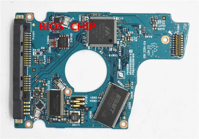 Jia Yuan Sheng HDD PCB/материнская плата/G003235B/MQ01ABF032 MQ01ABD075 HDKCB16D2A01 MQ01ABF032 MQ01ABF050 MQ01ABD100