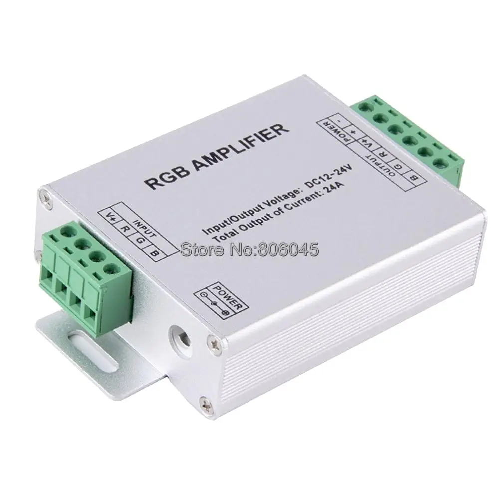 DC12V 24V 24A Common Anode RGB Signal Amplifier Repater Controller