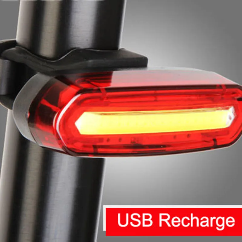 

Waterproof Taillight Riding Rear Light Lantern Led Usb Chargeable Mountain Bike Cycling Back Light Tail-lamp Bicycle Light