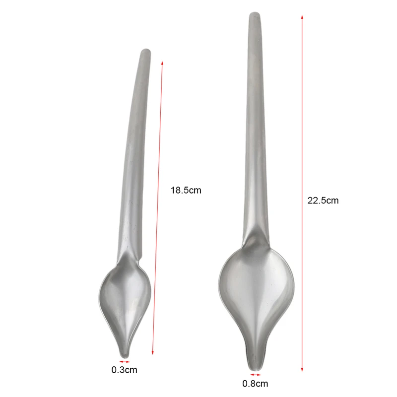 DIY Chocolate Large Pencil Filter Spoons Decorating Spelling Spoon Cake Decoration Metal Stainless Steel Baking Pastry Tools