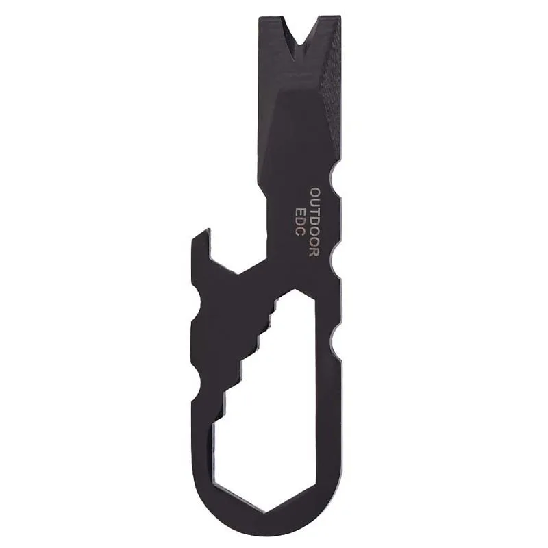 

Multifunctional Multipurpose Multi Pocket Tool Crowbar Screwdriver Gadget Camp Hike Outdoor Mini Keyring key ring Keychain