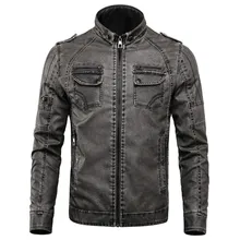Зимняя куртка из искусственной кожи Мужская Толстая Теплая мужская кожаная куртка мужская верхняя одежда высокого качества мужская повседневная куртка из искусственного меха 4XL