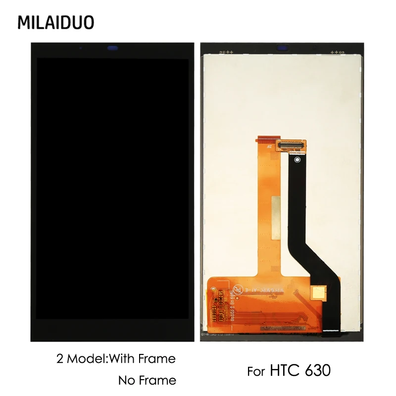 

LCD Display For HTC Desire 630 D630 Touch Screen Digitizer Sensor Glass Black No/with Frame Assembly Replacement 5.5'' 1280*720