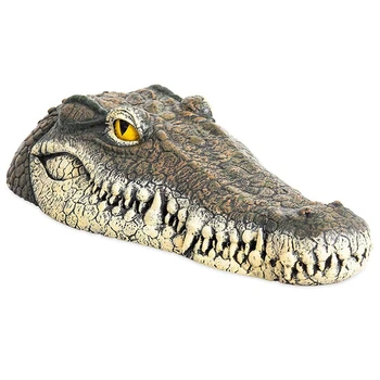 

Outdoor Pool Floating Crocodile Head Pond Pool Water Garden Decorations Floating Resin Pool Party Decoration ornament