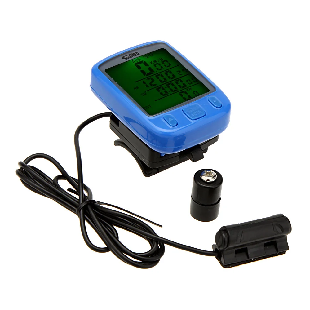 Топ Номинальный SD-576A водонепроницаемый велосипедный светильник для компьютера режим сенсорный проводной велосипедный компьютер велосипедный Спидометр с ЖК-подсветкой