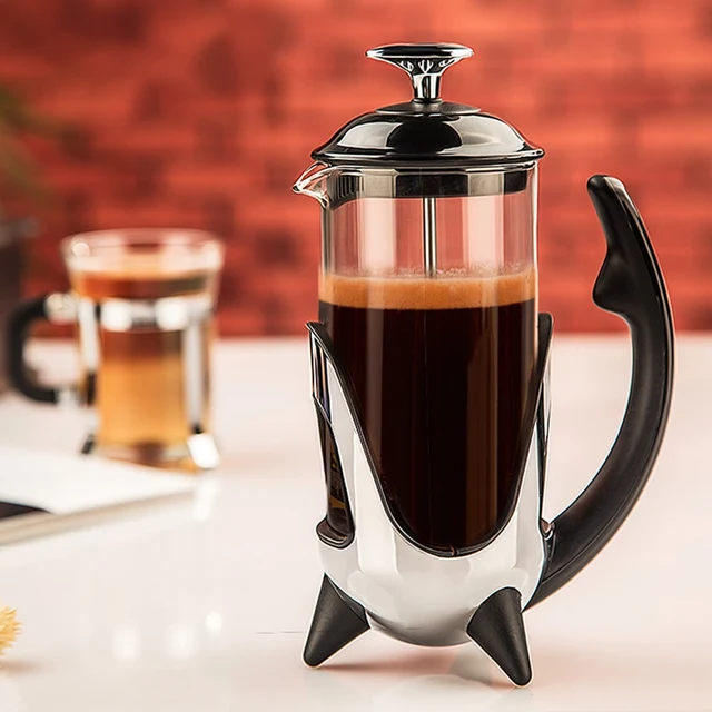 Heat Resistant Gl Cafetiere French Press Coffee Maker Stainless Heat Resistant Gl Cafetiere French Press Coffee Maker Stainless Steel Filter Pot Tea Kettle Kitchen