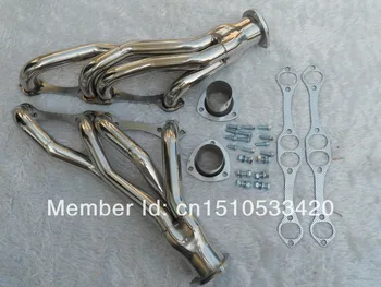 

Small Block Chevy 64-88 chrome steel Shorty Header camaro chevelle truck