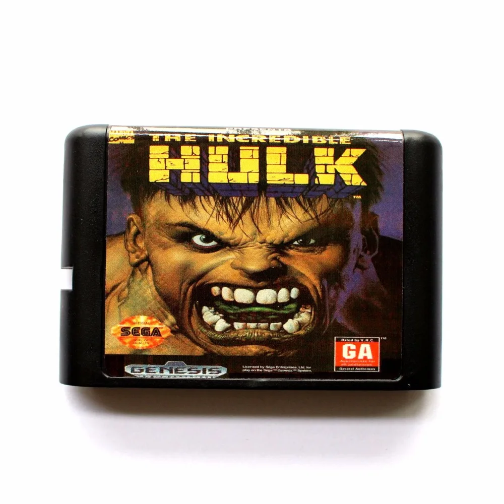 Невероятная игра Hulk 16 бит MD для Sega Mega Drive Genesis | Электроника