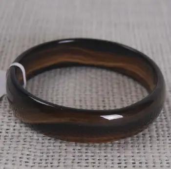 

The special value of pure natural agate bracelet Brazil Coffee perfect personality paragraph transparent