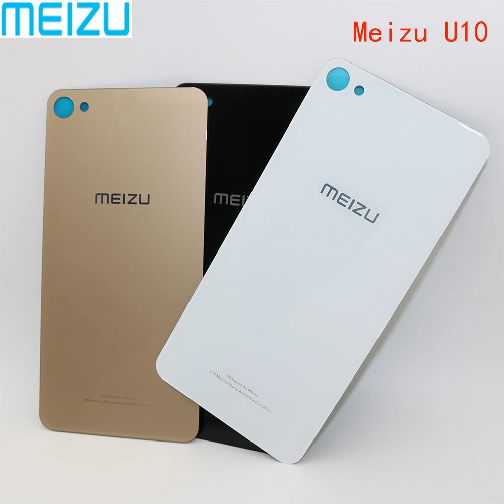 

Original 3D Glass Back Housing For MEIZU U10 Back Cover Case Battery U10 Rear Door with Adhesive Sticker Replacement Parts