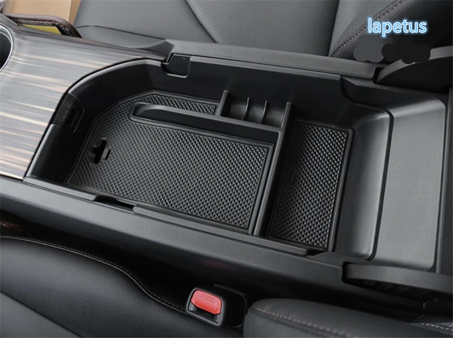 

Lapetus Accessories Fit For Toyota Camry 2018 2019 Plastic Car Armrest Storage Pallet Container Multi-grid Box Cover