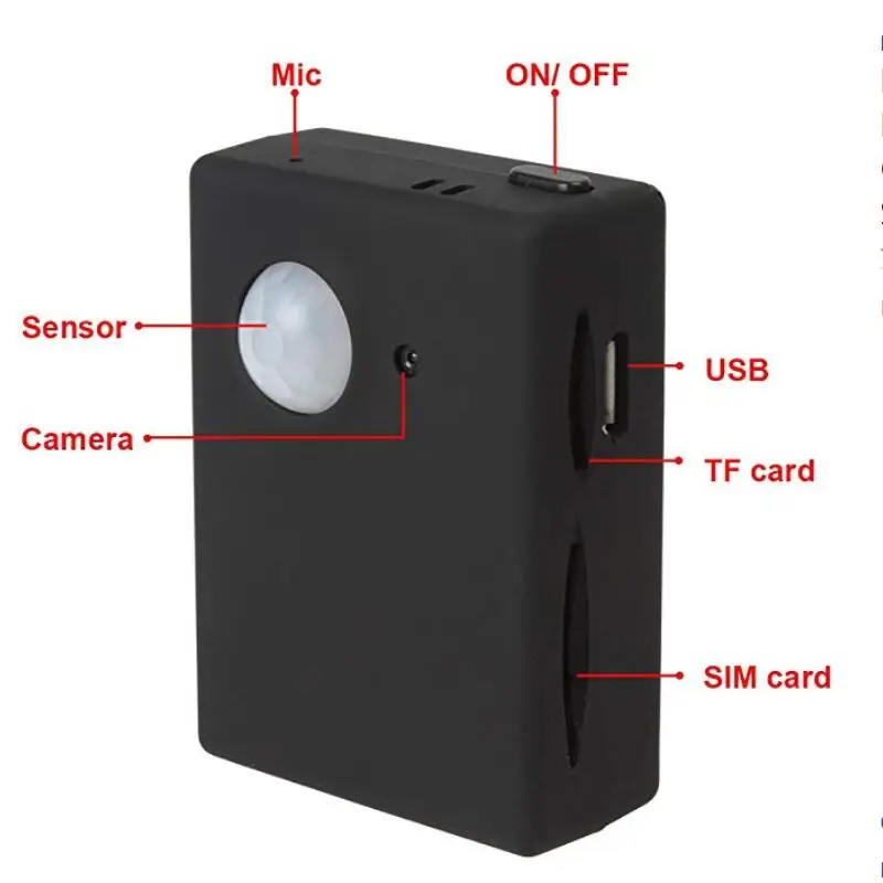 

GPS tracker X9009 Mini Smart Wireless PIR Motion Detector Sensor Support HD Camera SMS MMS GSM Anti-theft Alarm System MS-X9009