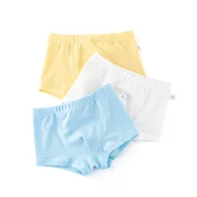 3pc boys Pure color cotton panties briefs,Kids Underwear, boy's panties brief underwear for 1-12 years NK003