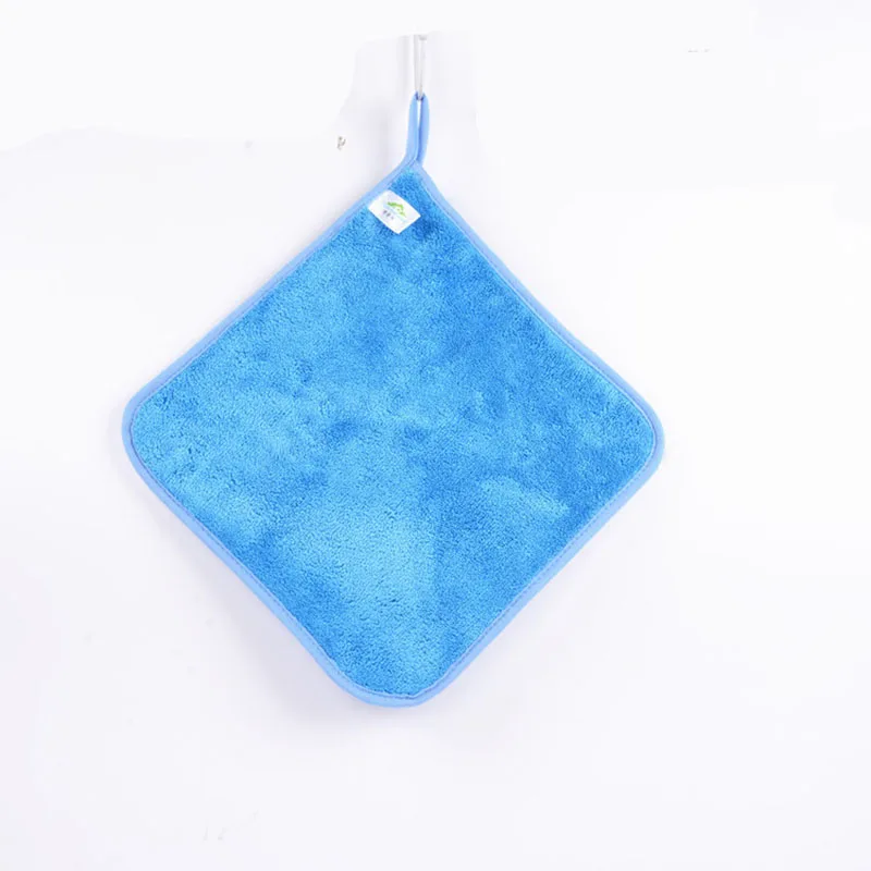 Mling 2 шт. 30x30 см коралловый флис тряпка двухсторонняя утолщенная впитывающая ворса кухонная тряпка для мытья посуды Инструменты для мытья