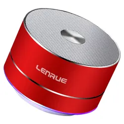 LENRUE Портативный беспроводной Bluetooth динамик со встроенным микрофоном, громкая связь, AUX Line, TF карта для iPhone Ipad Android смартфон