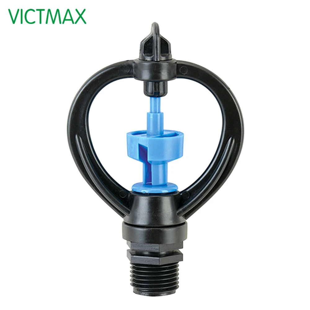 VICTMAX Rotary External Thread Garden Water Sprinkler Spray Micro Jet