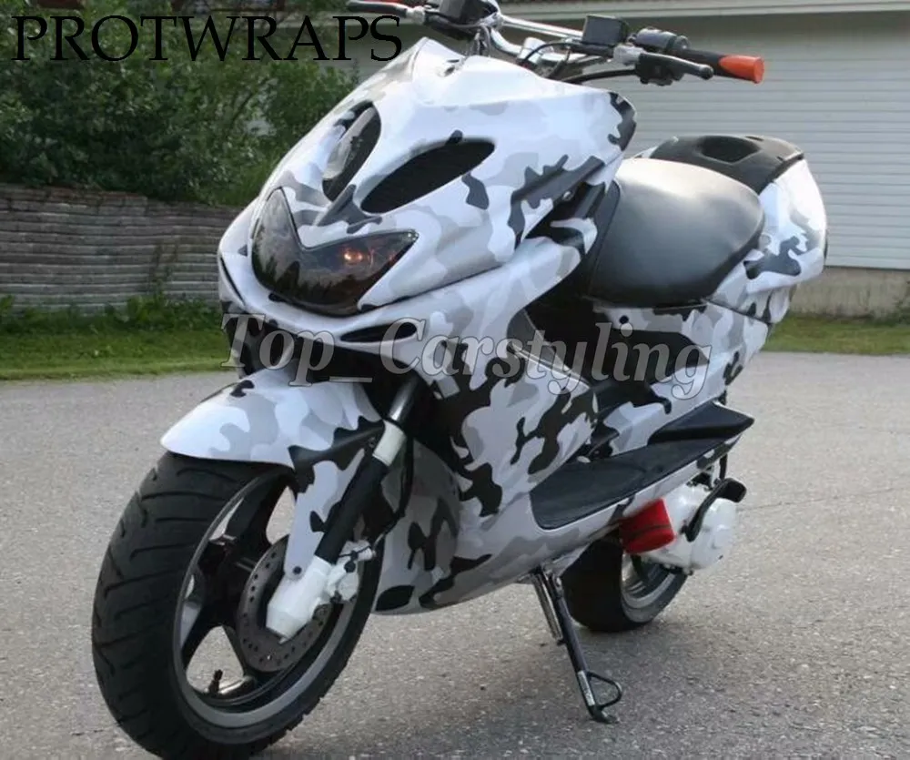 341 snow winter camouflage vinyl car wrap styling foil sheets  (4)