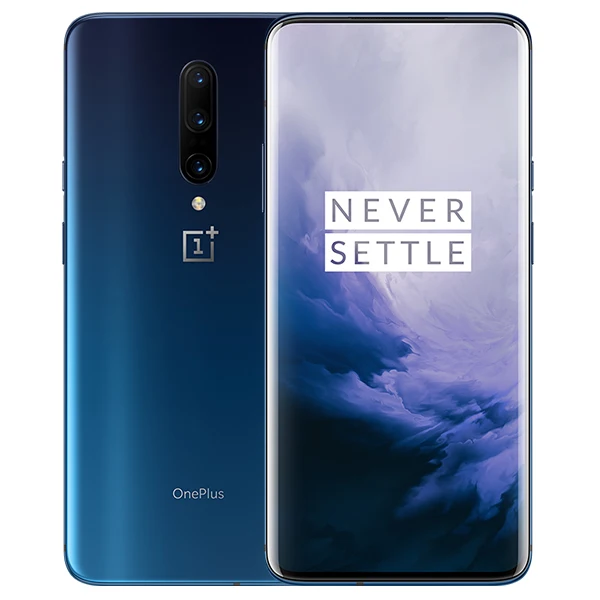 Смартфон Oneplus 7 Pro с глобальной прошивкой, 12 Гб, 256 ГБ, Snapdragon 855, 4000 мАч, 6,67 дюйма, AMOLED, 48MP, 30 Вт, отпечаток пальца, NFC, мобильный телефон - Цвет: 12 256GB Blue