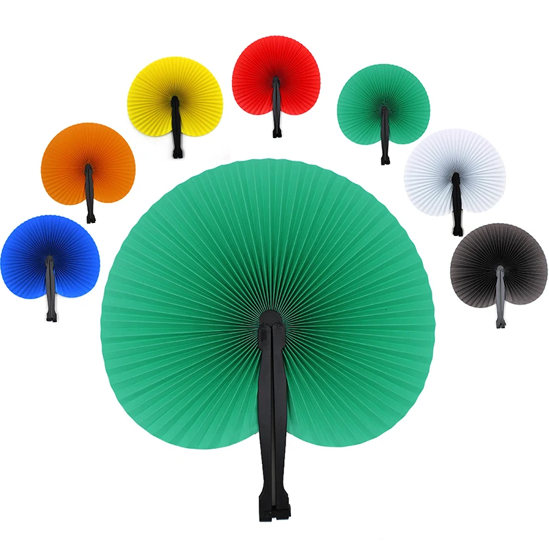 

7pcs Brand New Beautiful Wedding Decoration Hot Sale Practical Event Party Supplies Paper Hand Fan