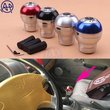 

4colors Car-styling Truck Metal Handle Gear Shift Knob Manual Shifter Shift Lever Knob Handbrake Cover