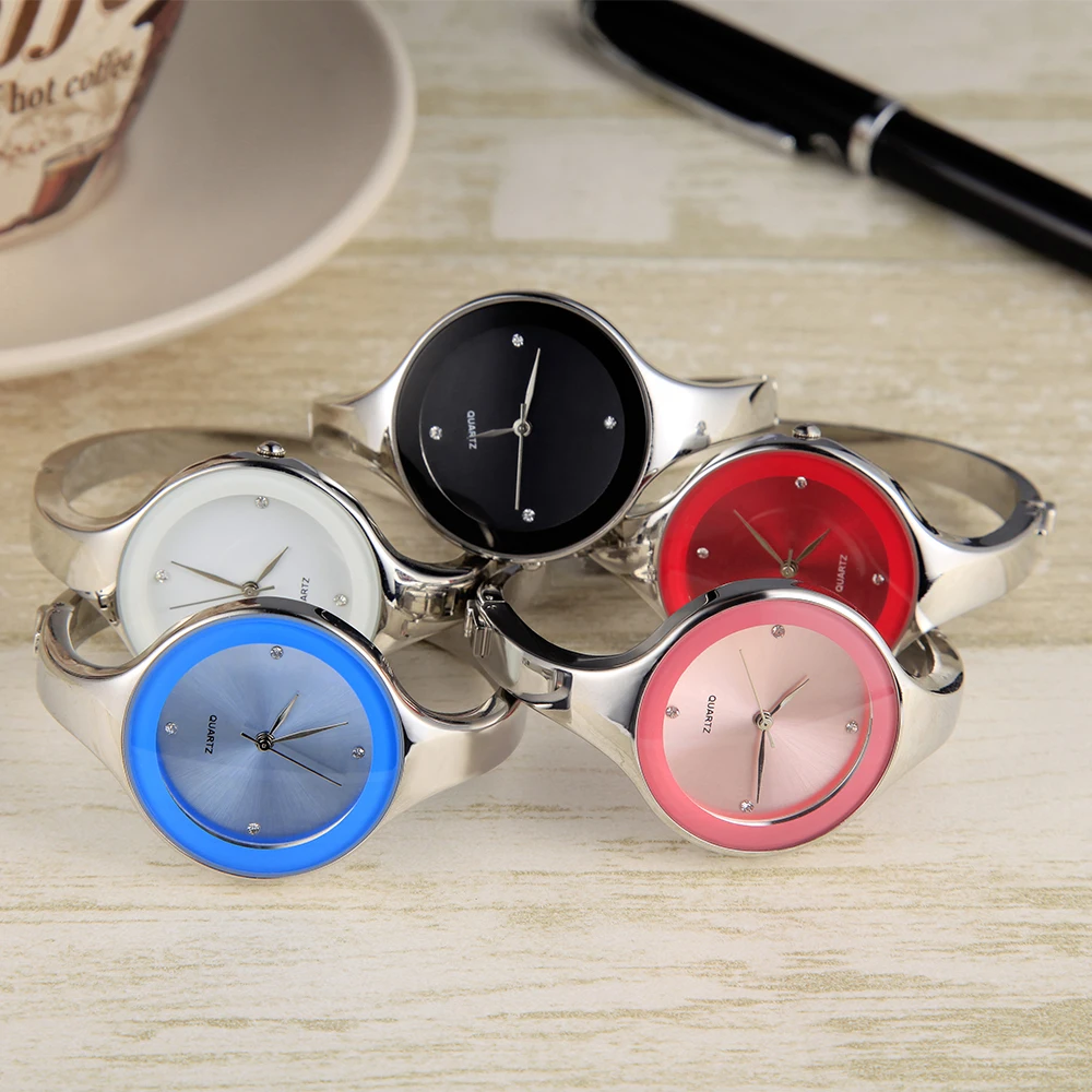 GEEKTHINK Luxury Brand Fashion Quartz Watch Women Ladies Stainless Steel Bracelet Watches Casual Clock Female Dress Gift Relogio