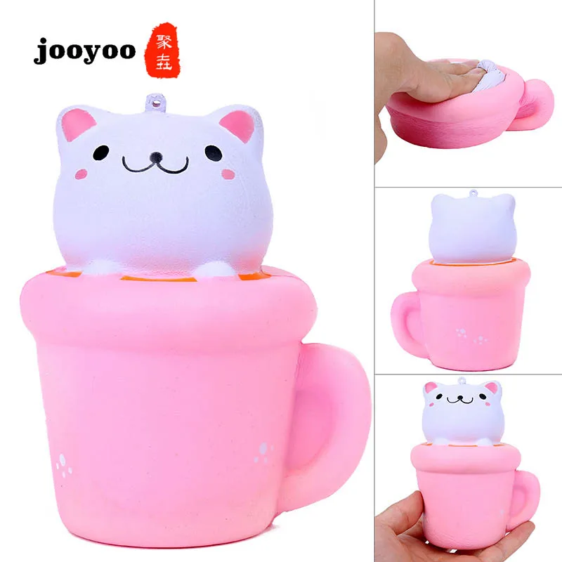 

Squeeze Slow Rebound Toy Custom Squishy Simulation Cartoon Cat Decompression Toy jooyoo