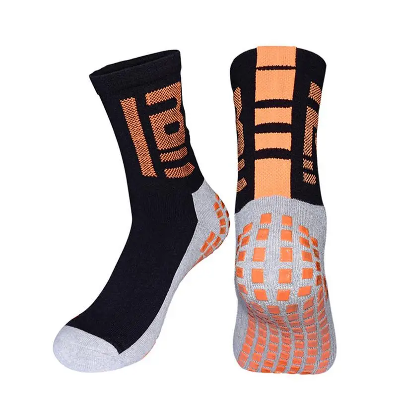 Новые спортивные носки мужские брендовые противоскользящие футбольные носки хлопковые акриловые футбольные мужские носки для велоспорта - Цвет: Hot Pink