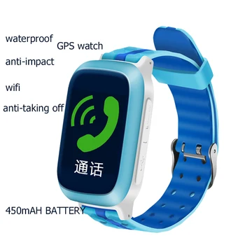 New Arrival clock for kids multi-language Smart Watch gps watch for Baby elder support Wifi Lgps Position anti-taking off