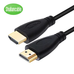 Shuliancable HD TV XBOX PS3 컴퓨터용 HDMI 케이블, 고속 금도금 플러그, 수-수 케이블, 1m, 1.5m, 2m, 3m, 5m