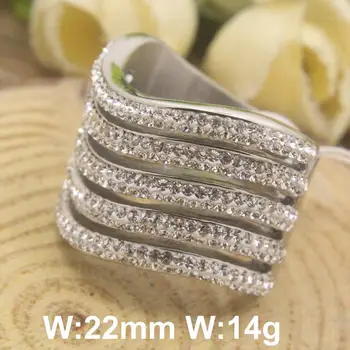 

HOT Selling Accessories Wholesale Newest Fashion Jewelry stainless steel jewelry gold And silver color rings RBJEBACD