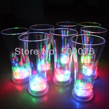 24 шт./лот 19OZ 3 Режим светодиодный по изготовлению крышек для пластиковых стаканчиков светодиодный пивная кружка Питьевая Посуда светодиодный мигающий очки Светодиодный светящийся стаканчик