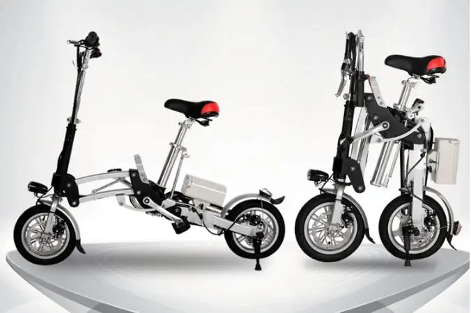 Discount 350W one seat Electric scooter Max speed 30-35km/h 36V Lithium battery Mini electric bicycle Mini for unisex free shipping 5