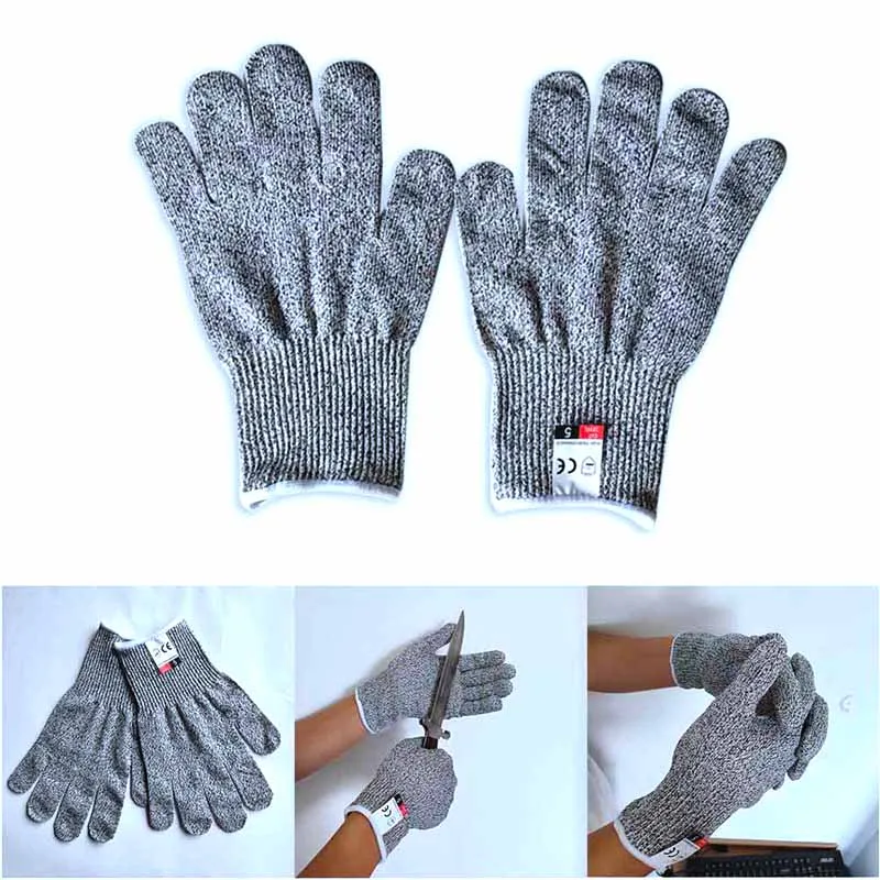 

Anti-cut Outdoor Fishing Hunting Gloves Cut Resistant Protective Knife Anti-cutting Protection Steel Wire Mesh Gloves