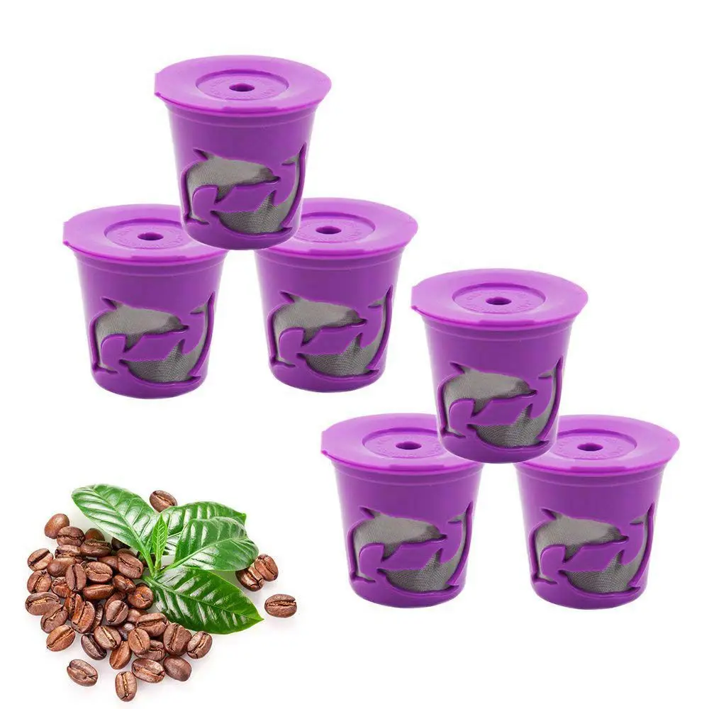 3pcs/pack Refillable Coffee Capsule Reusable K cup Filter for 2.0 and 1