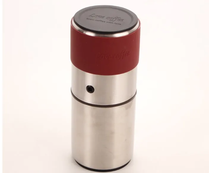 

Manual Black Coffee Maker hand pressure espresso machine mini coffee bean grinder outdoor Travel portable coffee pot Bottle