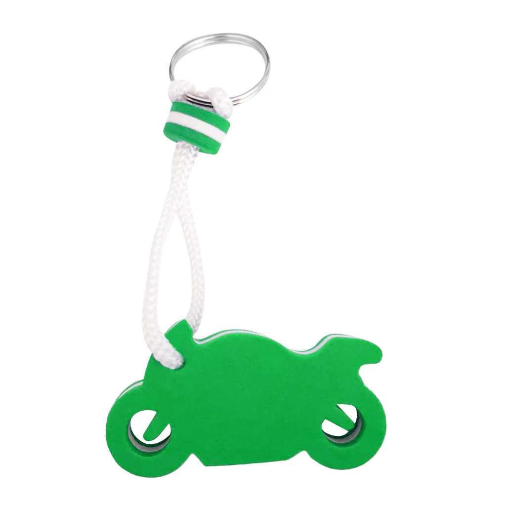 MagiDeal EVA Floating Motorcycle Shape Keyring Keychain Key Holder for Sailing Marine Boating Kayak Yacht Water Sports 