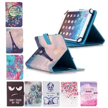 Print PU Leather Universal Cover For Ginzzu GT-X870 9.6 inch 10.1 Case Wallet Flip Tablet Bag Large Size+flim+pen