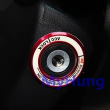 Luminous Ignition Key Ring Switch Cover Sticker For XV forester KIA RIO Solaris Sportage Soul Forte K3 K5 Sorento Ix35 Ix30