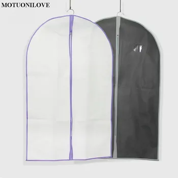 

Two Colors Size 97CM * 60CM Non-Woven Fabric Suit Bags Clothes Cover Small Dust Cover Garment Bags For Cocktail Dress Bags M0842