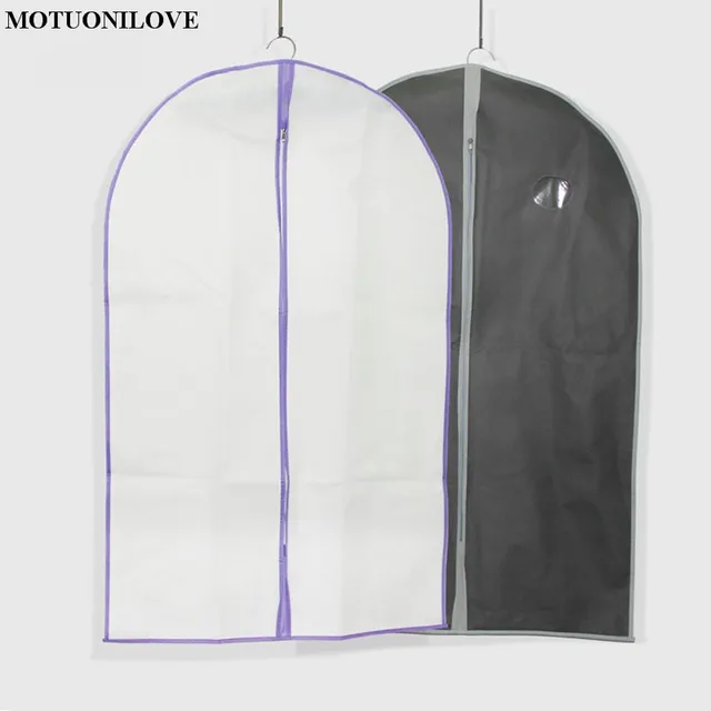 Two Colors Size 97cm 60cm Non Woven Fabric Suit Bags Clothes Cover Two Colors Size 97cm 60cm Non Woven Fabric Suit Bags Clothes Cover Small Dust
