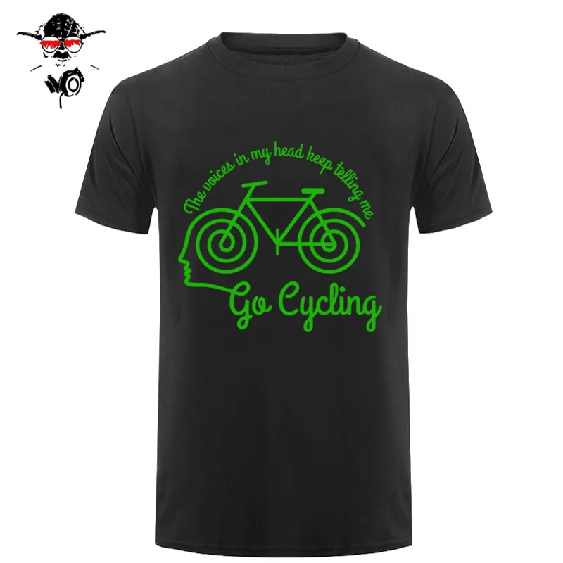 Voices In My Head Cyclinger Мужская футболка RLTW футболка Cycle Cyclinger Bicycle день рождения базовые модели футболка с принтом Летняя Повседневная - Цвет: 25