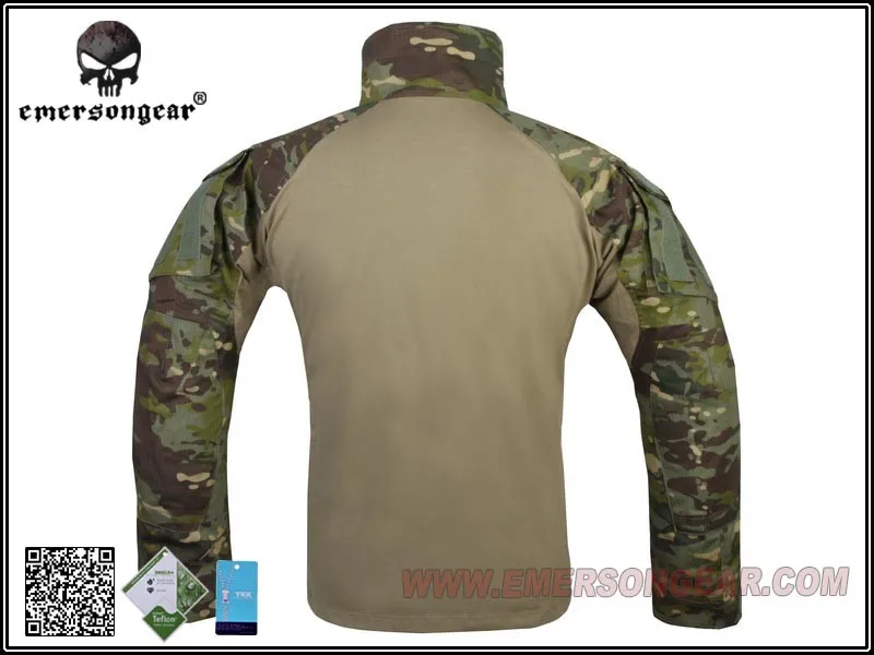 Мужская Военная охотничья страйкбольная одежда Emerson Tactical Combat G3 футболка Multicam Tropic Gen 3 MCTP EM9280
