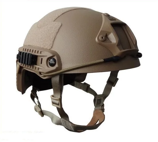 Тактический охотничий NIJ IIIA Быстрый баллистический шлем с отчет Ops Ядро Быстрый баллистический шлем армейский военный Пуленепробиваемый Шлем Тан