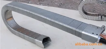 

JR-2 rectangle mealic hose,20x30x1500 type VII ,used for protection of cnc cutting machine wire,gas tube,water pipe