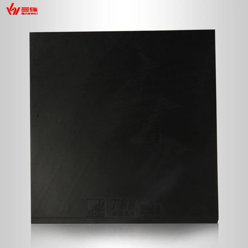 2 قطعة سانوي تنس طاولة المطاط T88 جدا تدور 40 + نصف مثبت سرعة التدريب مع الإسفنج البثور في بينغ بونغ تنيس دي ميسا