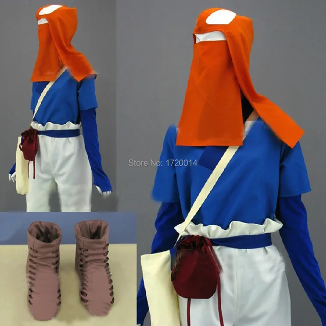 princess mononoke ashitaka wild clothes outfit cosplay costume custom made halloween costumes