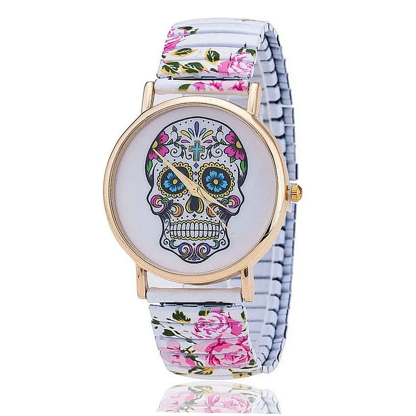 Title 5, Colorful skull print watch