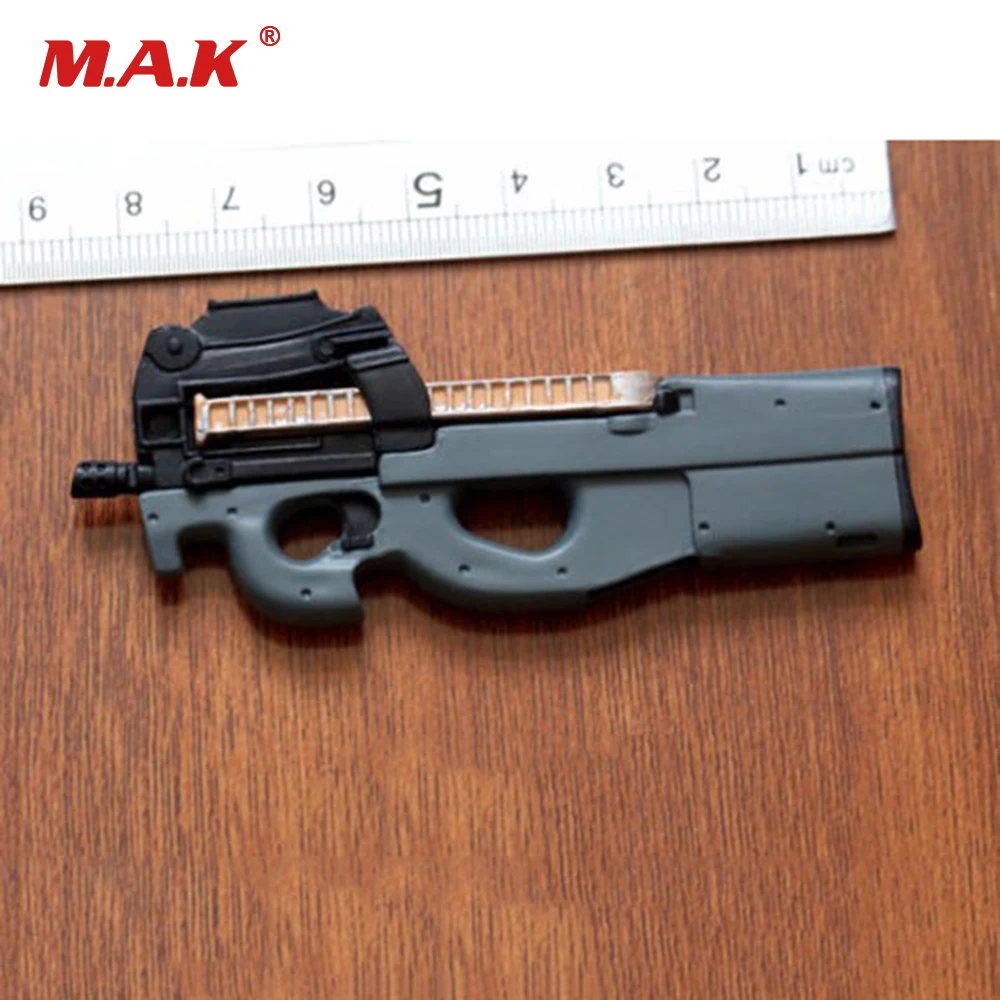 Black Plastic Toy M-16 Scoped Rifle Accessory for 12" Action Figure1:6 scale 